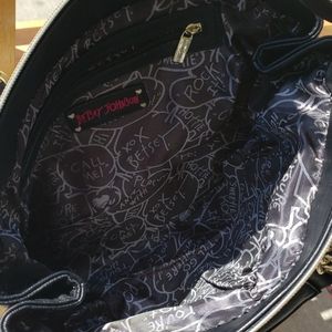 Gently used stylish Betsy Johnson purse